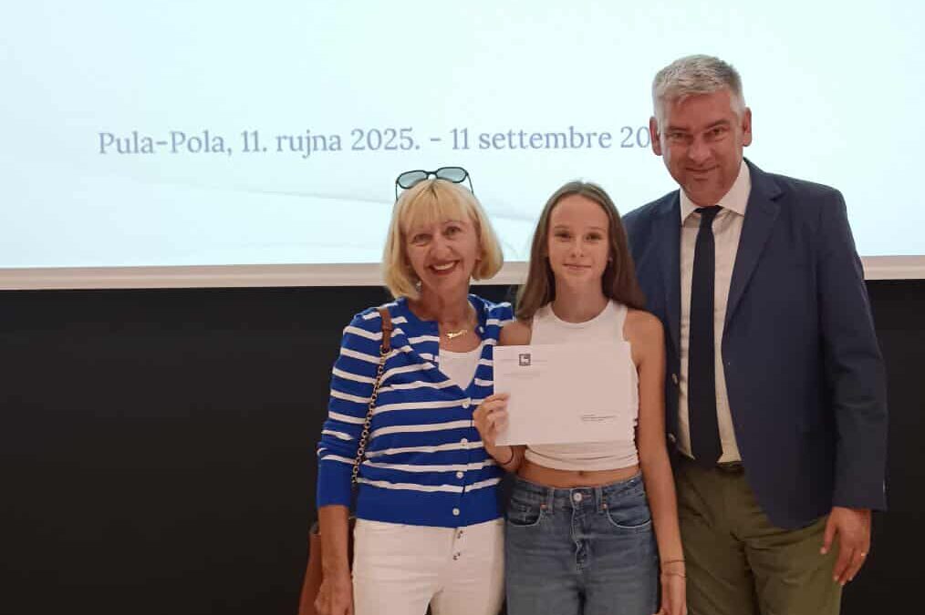 Na svečanom prijemu za učenike i mentore – državne prvake u predmetnim i sportskim natjecanjima u školskoj godini 2024./2025.
