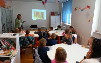 Mališani iz obližnjeg vrtića upoznavali školsku knjižnicu povodom Mjeseca hrvatske knjige