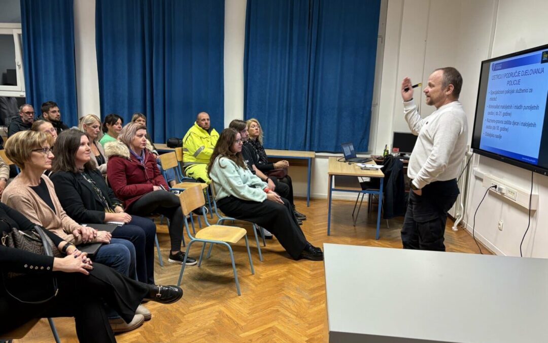 Edukativno predavanje za učenike,  za učitelje i za roditelje povodom Mjeseca borbe protiv ovisnosti