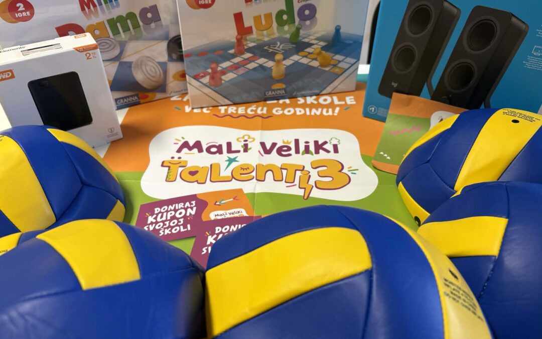 Zahvala na donaciji kupona u Konzumovom projektu za škole Mali veliki talenti 3