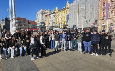 Terenska nastava učenika od 5. do 8. razreda u Zagrebu