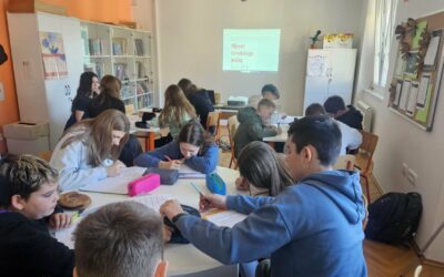Radionice u školskoj knjižnici za učenike predmetne nastave povodom Mjeseca hrvatskoga jezika