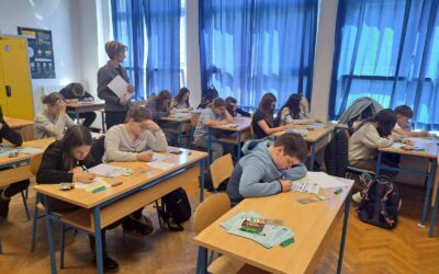 Danas u našoj školi provedeno Međunarodno matematičko natjecanje “Klokan bez granica”