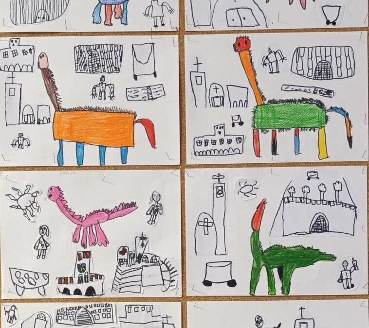 Prvaši dinosaurima povezali razredni i zavičajni projekt