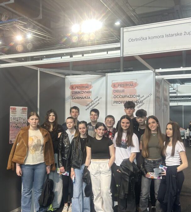 Osmaši OŠ Ivana Batelića – Raša posjetili Festival strukovnih zanimanja u Pazinu