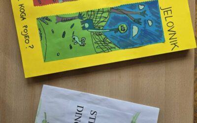 Uspješno dovršene knjižice “Priča o strašnom dinosauru” i “Fosilizirani jelovnik: Tko je koga pojeo?” povodom zavičajnog projekta u Produženom boravku